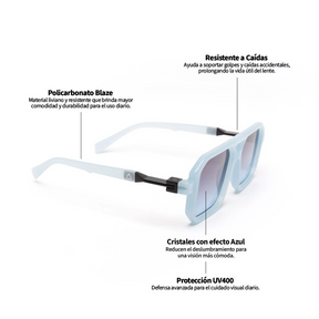 Lente de sol Bali 2.0 azul / Azul UV400 X FIRE