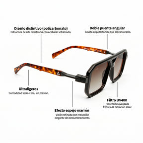 Lente de sol Bali 2.0 Matte café / Café UV400 X FIRE