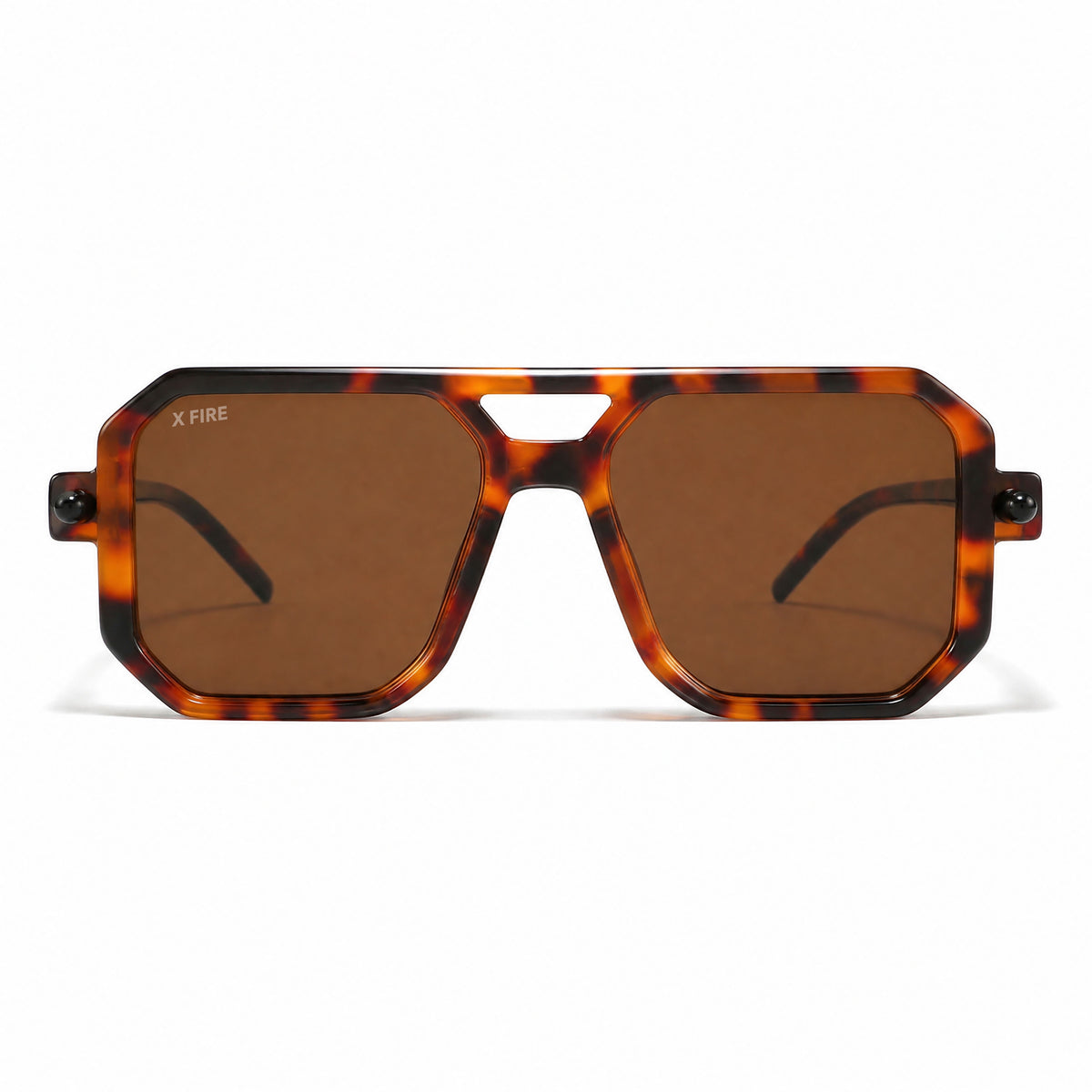 Lente de sol Bali Animal Print / Café UV400 X FIRE