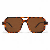 Lente de sol Bali Animal Print / Café UV400 X FIRE