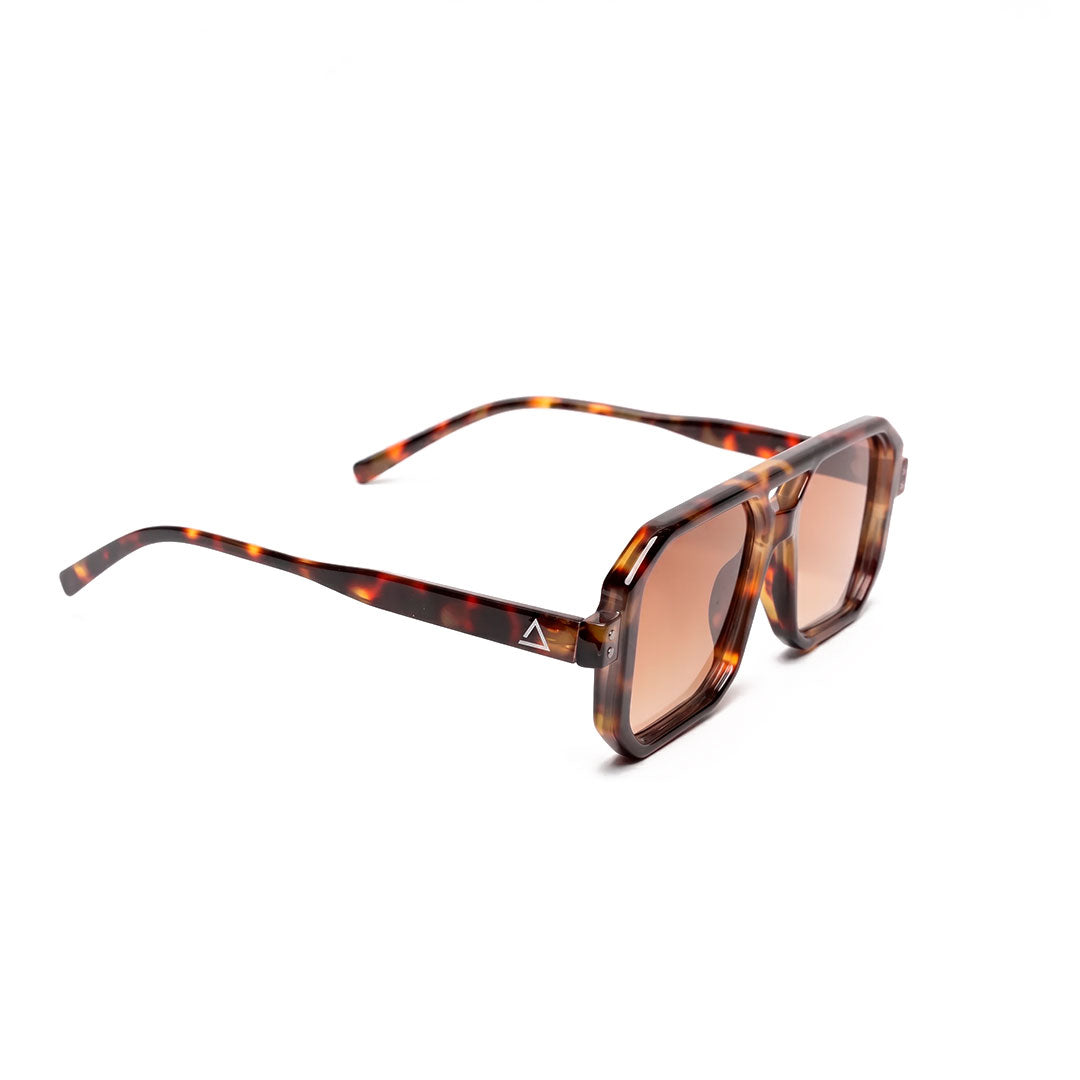 Lente de sol Animal Print Cassi / Café UV400 X FIRE