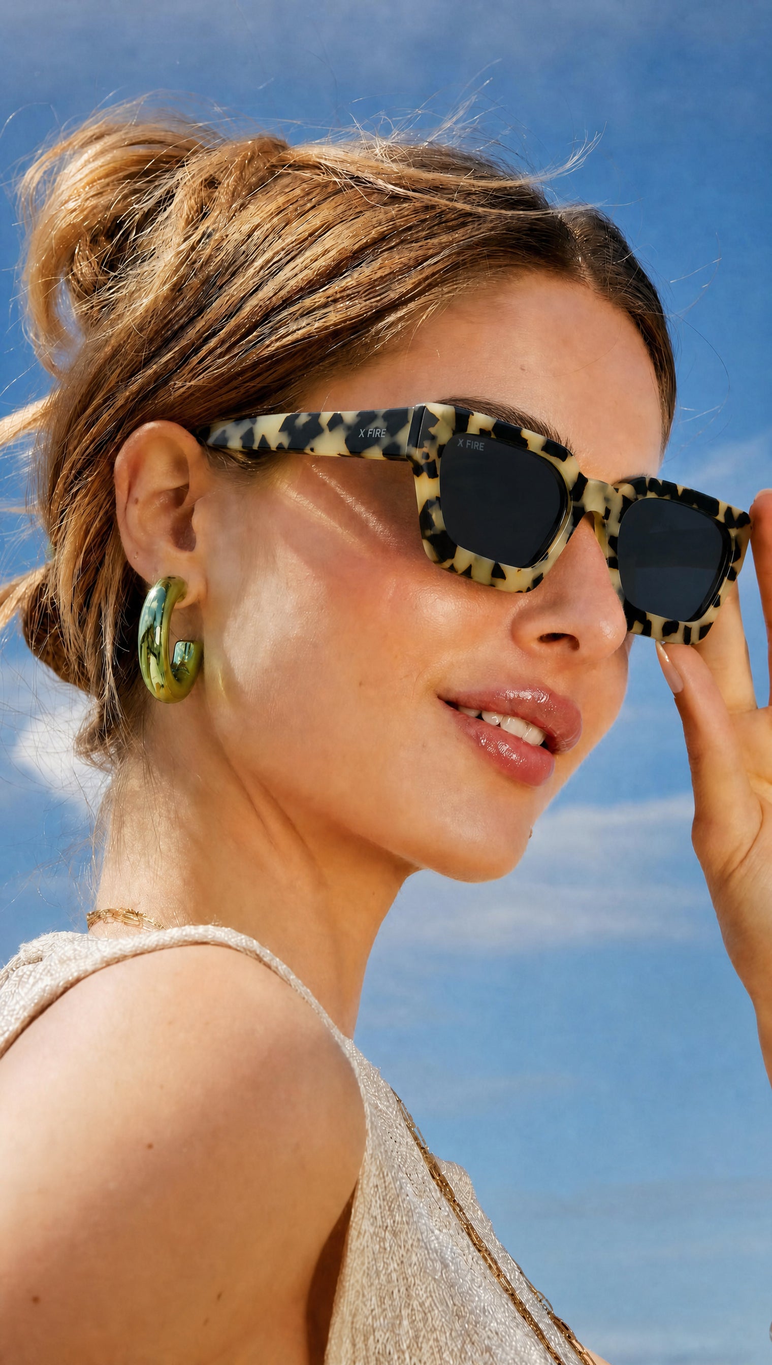 Lente de sol Spargi  Lightprint / Negro UV400 X FIRE