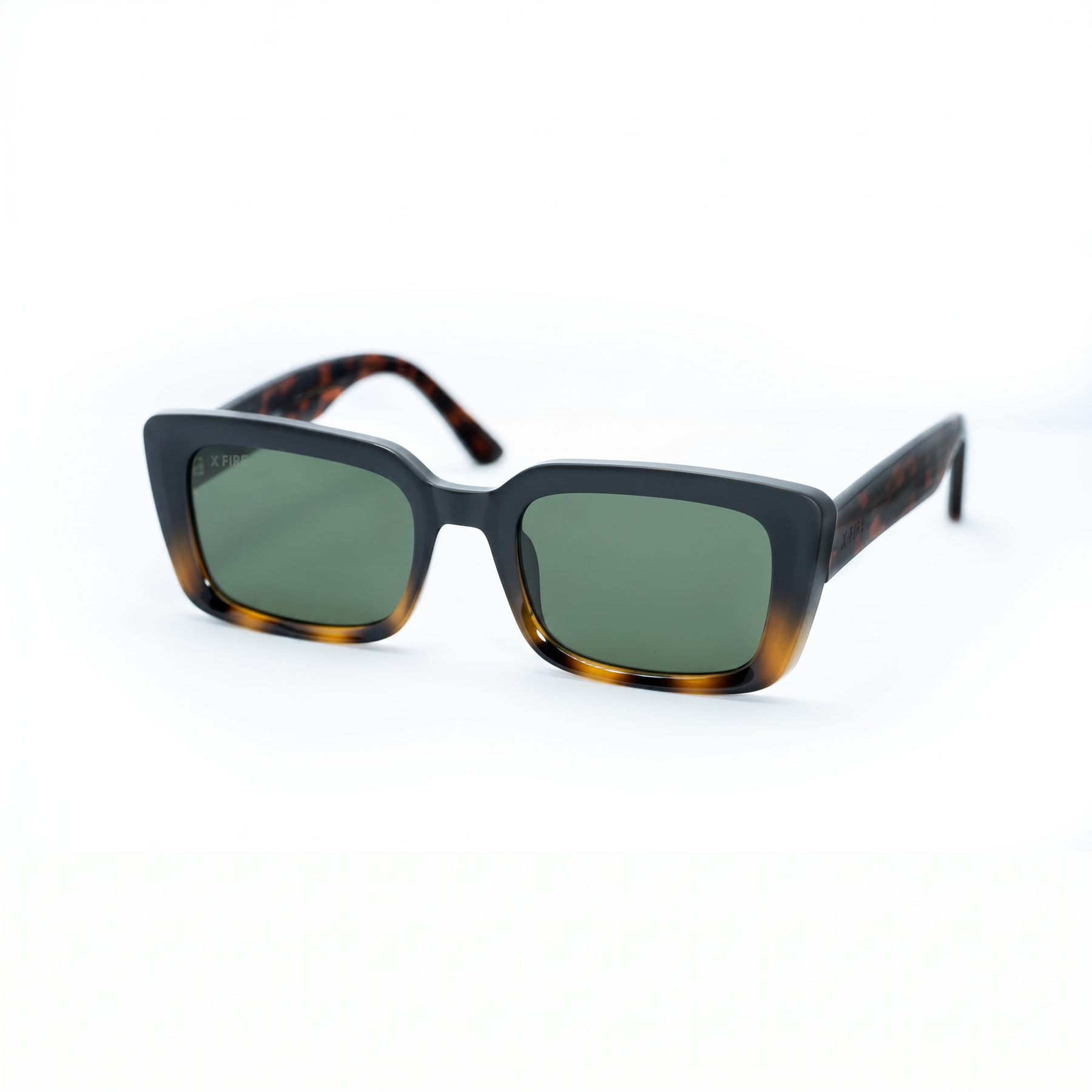 Lente de sol Animal Print Misso / Verde UV400 X FIRE
