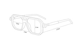 BALI BLACK | BLUE MIRROR