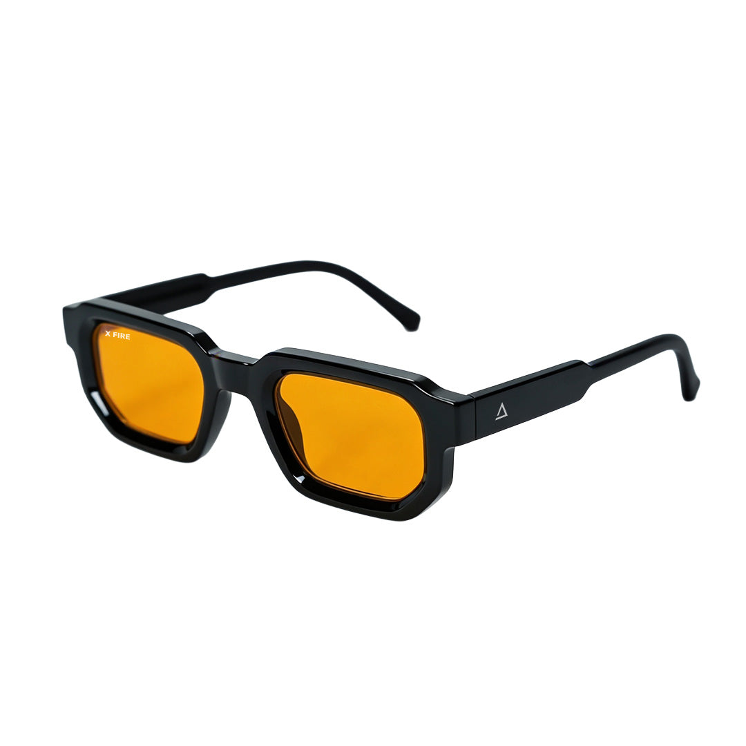 Lente de sol Negro Oasis / Naranjo UV400 X FIRE