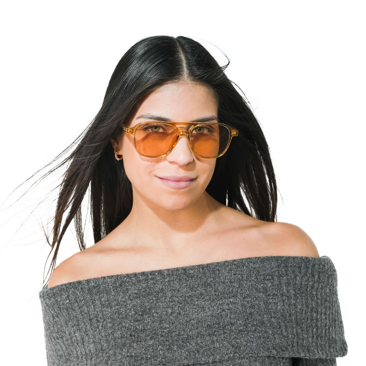 MANZINI TRANSPARENT BROWN | BROWN MIRROR
