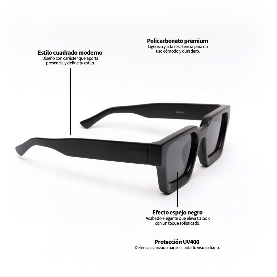 Lente de sol Negro matte Soneva / Negro UV400 X FIRE